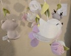 Living Textiles Baby Musical Mobile  Ava Birds Forest Retreat Characters 