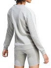 Adidas Women Essentials 3-stripes Fleece Sweatshirt Grey Heather Size Xl - New