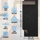Easy-clean Heavy-duty Runner Rugs Extra Long 24  Or 31  Wide Custom Utility Mat
