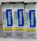  3  Salonpas Plus Pain Relieving Cream 3 Oz Each Tube  Exp 11 2025 Free Ship
