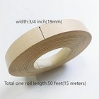Wood Veneer Edge Banding Roll 3 4 Inch  Preglued Iron-on Veneer 3 4     50 