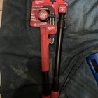 Milwaukee Steel Tool Pipe Pipe Wrench 3 8 To 2-1 2  24  Oal 48-22-7314
