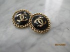 Chanel  2 Gold Tone   Cc Logo   Black   22mm  Over 3 4   Button This Is For 2
