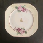 Antique Islamic Pair Of Persian Qajar Plates Having Coat Of Arms 