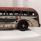 Vintage Greyhound Bus With Red Top  1210 