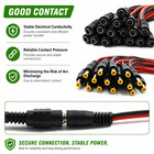 Lot 18awg Dc  Power Pigtail Cable Plug 12v 5a Male   Female Pack 2 1mm X 5 5mm