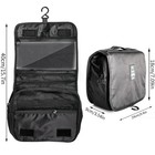 Hanging Toiletry Bag Travel Waterproof Makeup Organizer For Women Men Black