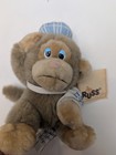 Vtg Russ Plush Caress Soft Pets Baby Chee Chee Plush Monkey Get Well Soon Gift