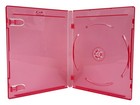 10 Premium Standard Clear Red Blu-ray Single Cases 12mm   1-3 Days