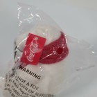 New 2020 Coca Cola Mini Plush Polar Bear W holiday Red Scarf 4    Stuffed Animal