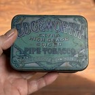 Vntg Edgeworth Extra High Grade Sliced Pipe Tobacco Hinged Tin Larus   Bro Co