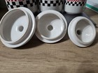 Coca Cola 3 Piece Set Gibson Black Red White Checkered Cookie Jar Circa 1997