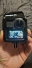 Gopro Max 5 6k 360 Action Camera Black W  Case   Mount Accessories