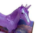 Breyer Paddock Pals Unicorn Crystalline Mystic Purple Sticker Sheet Valentines