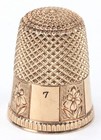 Antique 14k Yellow Gold Thimble