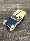 Vintage Aurora T-jet Blue white Ford J Ho Scale Slot Car 1966-72