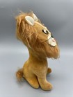 Vintage Dakin Dream Pets Japan Velvet Plush Stuffed  Lion Furry Mane