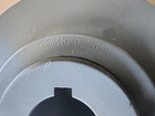 Cast Iron 6-1 2  Dual Groove Adjustible Pulley 2 Belt 1-3 8  Bore 2vp65x1-3 8