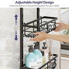 Over The Door Shower Caddy - 4 Tier Rustproof Hanging Shower Organizer With A   