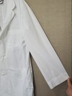 Barco Essentials White Unisex Notch Collar 3-pocket Full Length Lab Coat Size 42