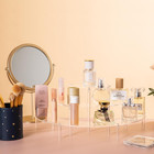 2 Pack 3-tier Acrylic Round Cupcake Dessert Stand Half Moon Display Shelf