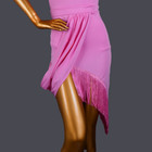 Women Latin Dance Skirt Tassel Dancewear Asymmetrical Tango Salsa Wrap Sexy