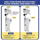 For 1094 Sureclose Hydraulic Door Closer Exposed With Flush To 3 4 Inch Hook Us