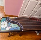 Guzheng 163cm 21 String Lotus Professional Performance Chinese String Instrument