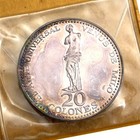 Rare 1969 Costa Rica 20 Colones Venus De Milo Silver Proof W  Original Sleeve