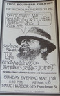 1980 Free Southern Theater  John O neal Junebug Jabbo Jones Poster  Final Prod