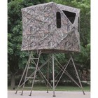 Elevated Hunting Blind Tower Stand Camo 2-person Deer Blind With Ladder