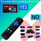 2pack Remote Control Replacement For All Roku Tv Tcl hisense onn Roku