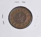 Norway 1867 Half  1 2 Skilling    u-grade    xf  Km 329  copper  Circulated  32