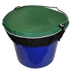 Colored Bucket Top Hunter Green Large