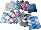 Men s Handkerchiefs 100  Cotton Handkerchief With Check