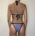 Esc Brazilian Bikini Set Swimwear Size Small   P Colorful Block Print