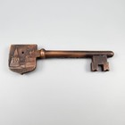 Ussr Soviet Russia Pskov Souvenir Key Coat Of Arms Krom Cathedral Cast Metal