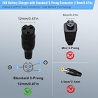 For Razor Mx350 Dirt Bike Charger  24v Electric Scooter Cord E300  E100    