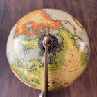 Lworld Globe Brass Tripod Terrestrial Vintage Antique Map Rotating Revolving New
