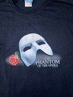 Vintage Phantom Of The Opera Shirt Mens L Dewynters Rose Mask 90s