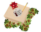Christmas Holiday Gift Tag Stickers  Labels  Red Buffalo Plaid  Deer