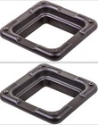The Step  made In The Usa  Original Health Club Aerobic Step Risers In Black