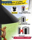 Squirrel Baffle 19-inch Squirrel Baffle For Bird Feeder Pole squirrel-proofs For