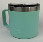 Yeti Rambler 14 Oz Sea Foam Green Mug With Mag Slider Lid