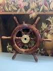 Decorative Wooden Ship s Wheel 18in
