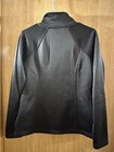 The North Face Woman   s Black Full Zip Jacket  Stand-up Collar  Logo  Size M