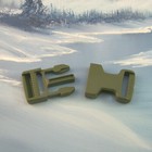 Olive Drab Quick Release Buckle For 1  Webbing   Od   3 Pack   Mil-spec   Us Mfg