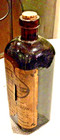 Antique Chicago Drug Pharmaceutical Apothecary Red Bone-marrow Glass Bottle Full