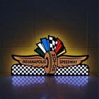 Indy 500 Pinball Topper Indianapolis Motor Speedway 3d Led Printed Lightbox--