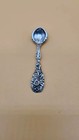 Mdl Sterling Silver Floral Repousse Demitasse Spoon Museum Designs Ltd 3 25 